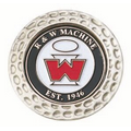 Dimpled Golf Coin w/1" Ball Marker